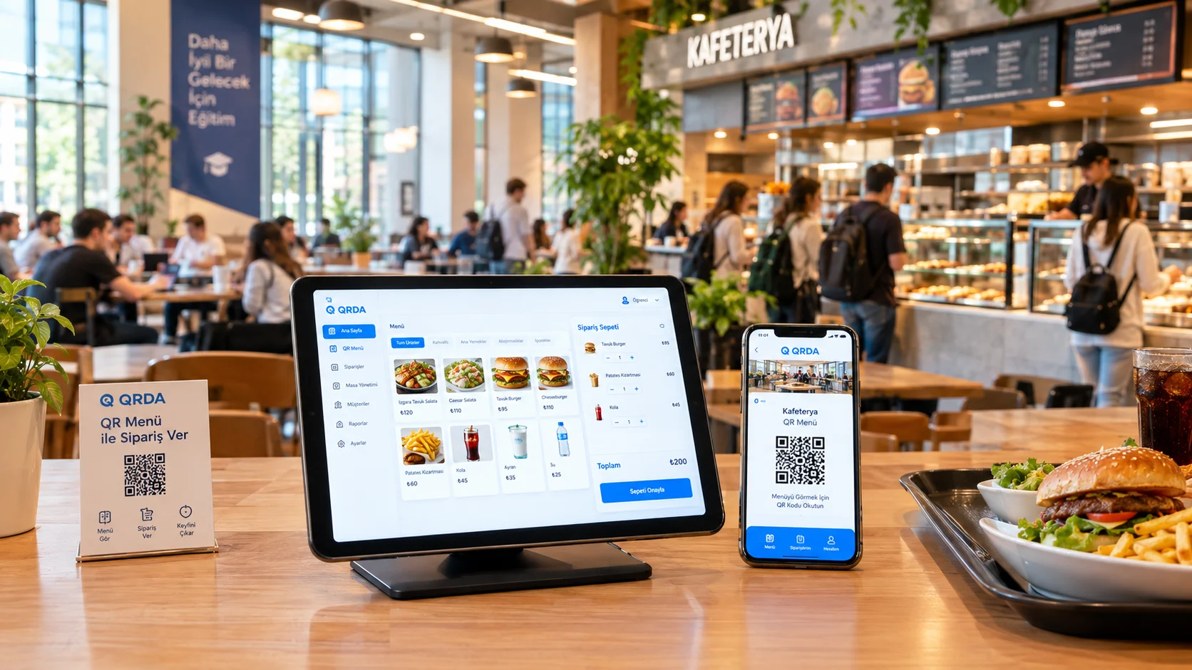 Kafeterya QR Menü Sistemi