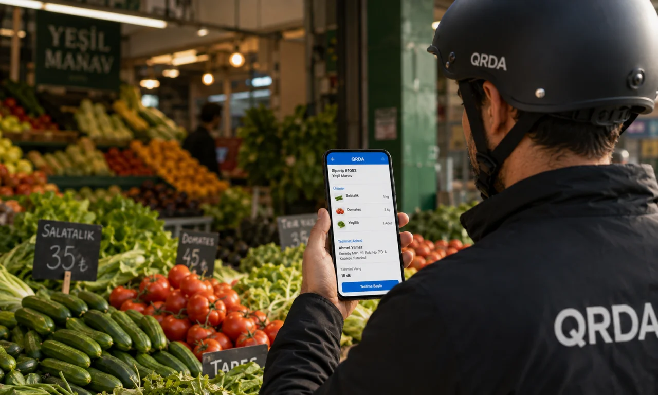 Manav ve Market İçin Dijital Teslimat Akışı